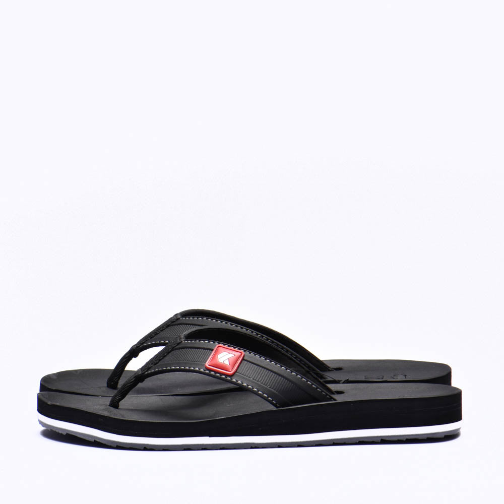 Kito Claquettes Tongs Confortables Noir Homme