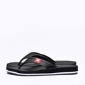 Kito Claquettes Tongs Confortables Noir Homme