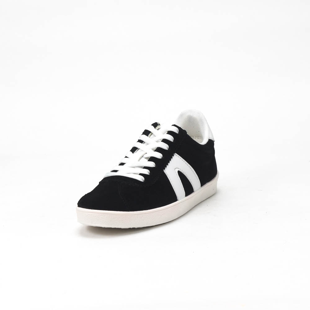 André Baskets Basses Style Urbain Noir et Blanc Homme