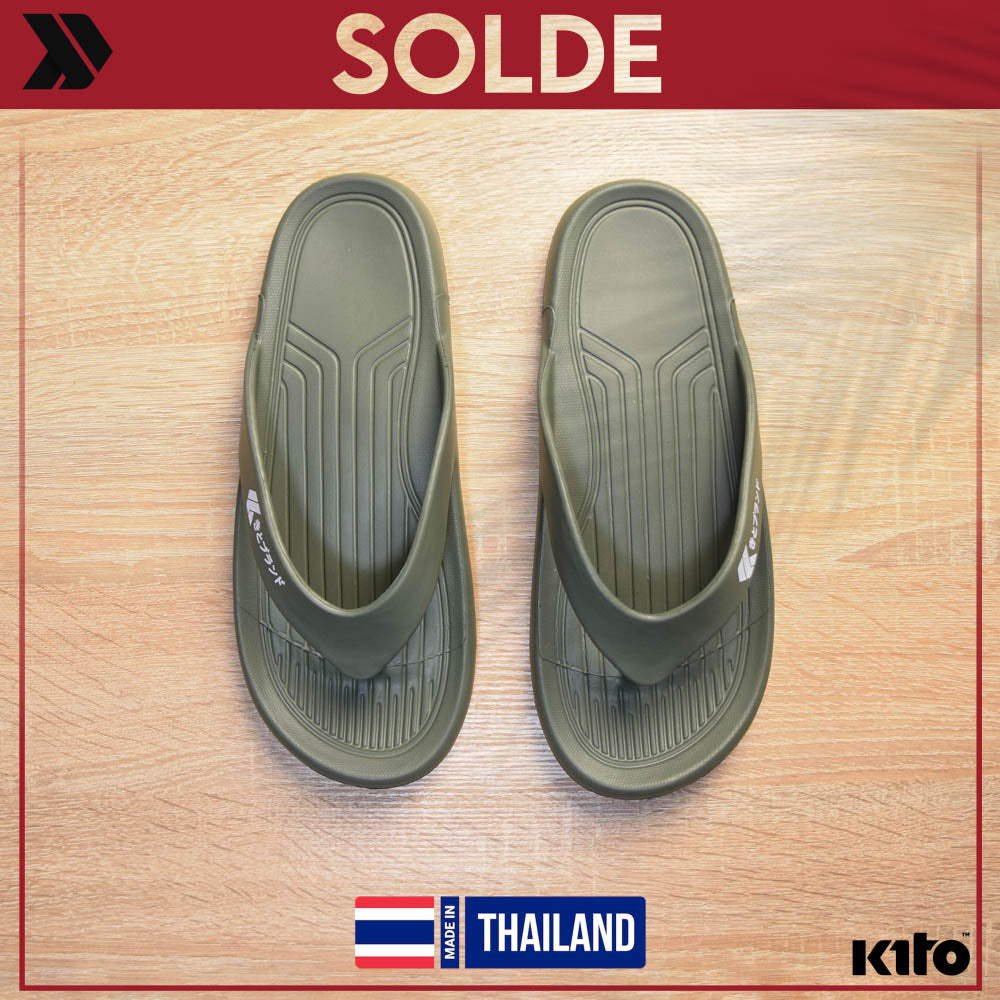 Kito Tongs Confortables Olive Homme