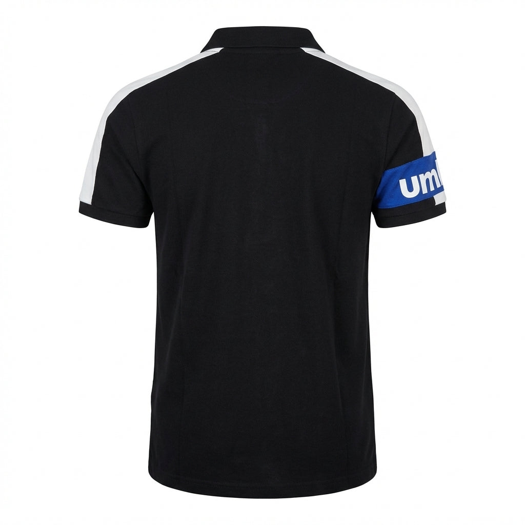 Umbro Polo Sportif Noir et Blanc Homme