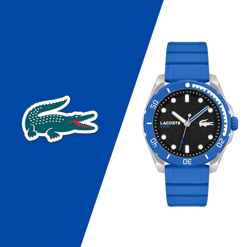 Montre Lacoste Sportive Bracelet Silicone Bleu Homme