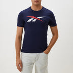 Reebok T-shirt Sport Logo Vector Coton Homme