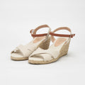André Sandales Compensées Style Espadrille Femme