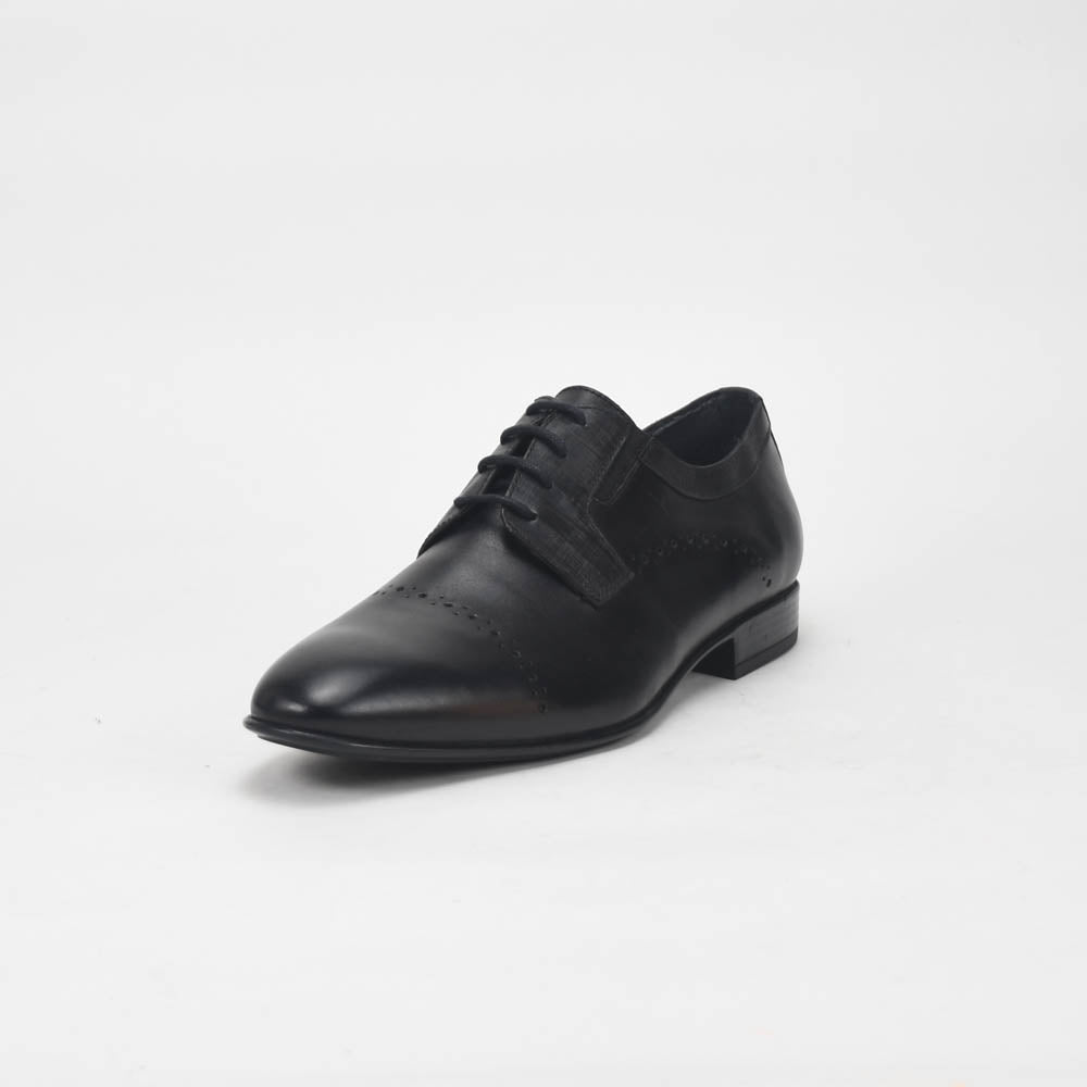 André Chaussures de Ville Élégantes en Cuir Noir Homme