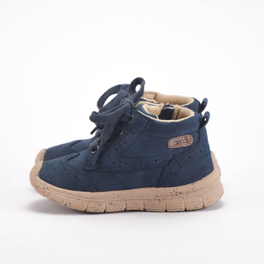 Chicco Bottines Montantes Souples Bleu Marine Enfant