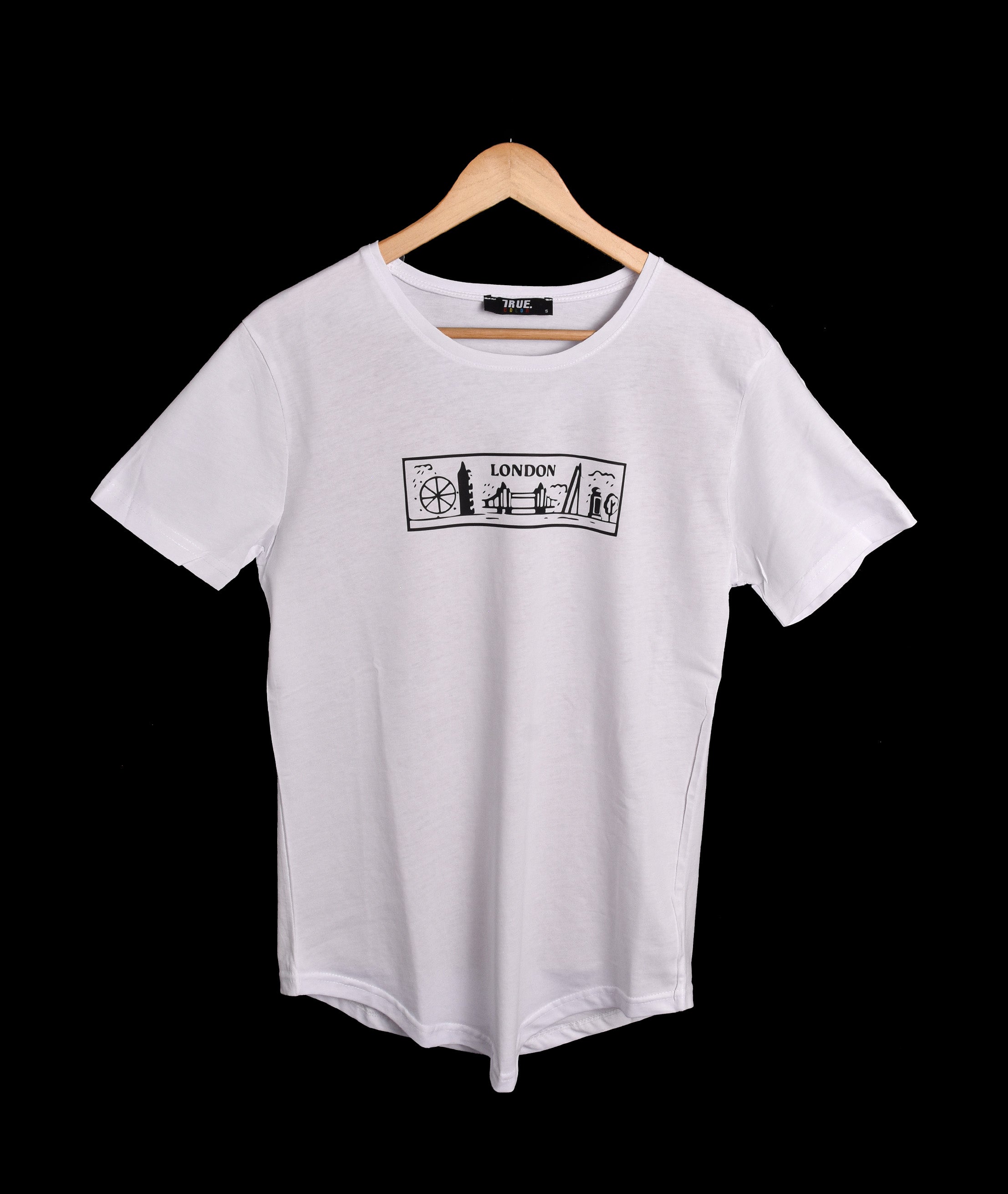 T-shirt BLANC 2 MOTIF LONDON