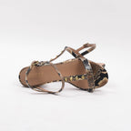 André Sandales à Talons Imprimé Serpent Élégantes Femme