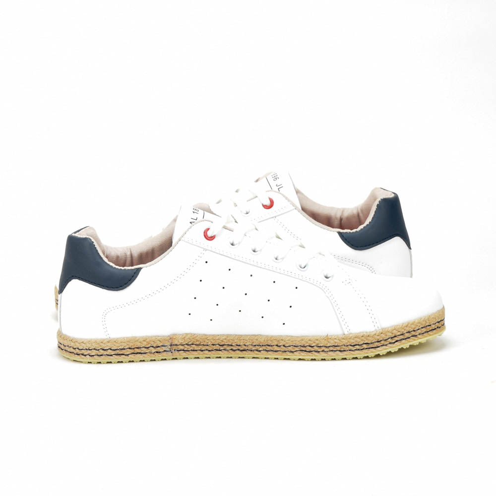 André Espadrille Homme Style Sneaker Blanc