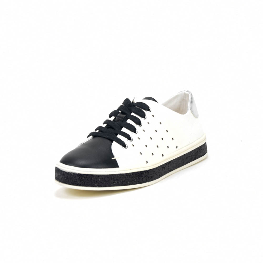 André Baskets Basses Bicolores Élégantes Femme