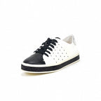 André Baskets Basses Bicolores Élégantes Femme