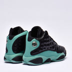 Jordan Sneakers Basket Noir et Turquoise Homme