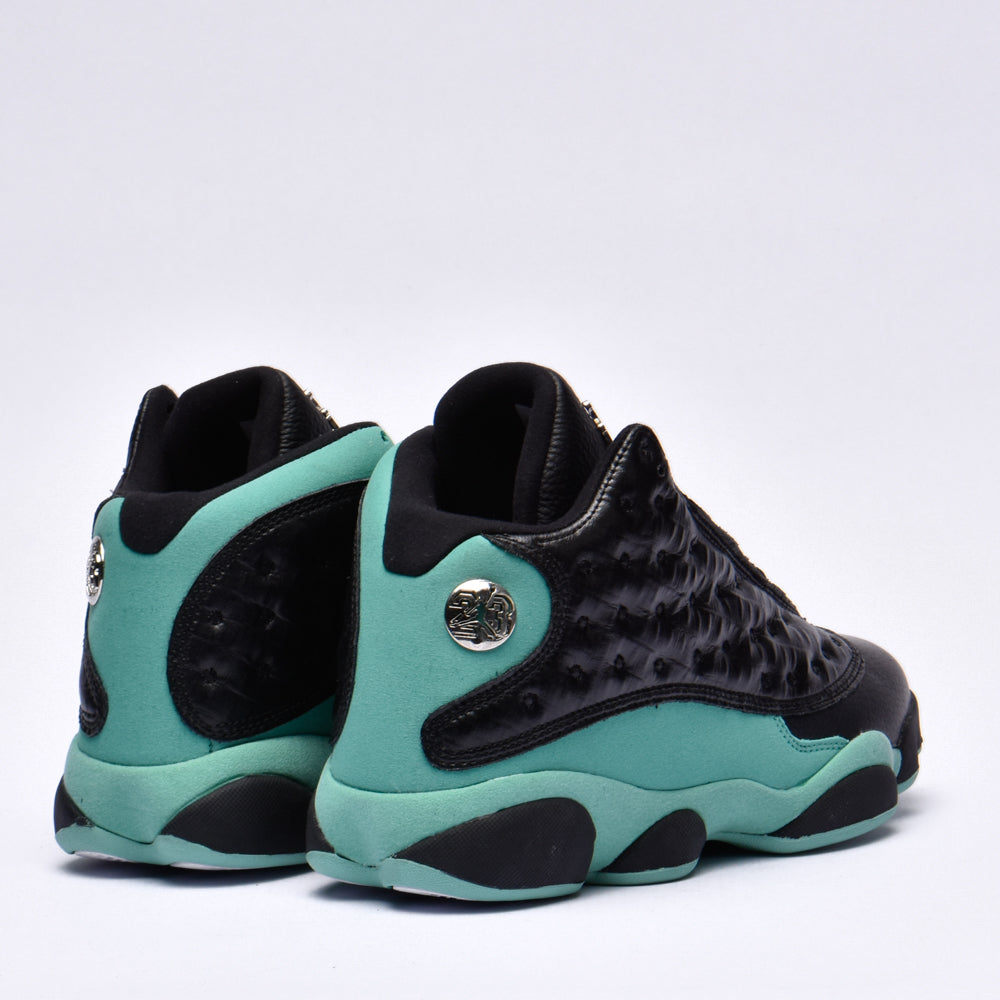 Jordan Sneakers Basket Noir et Turquoise Homme