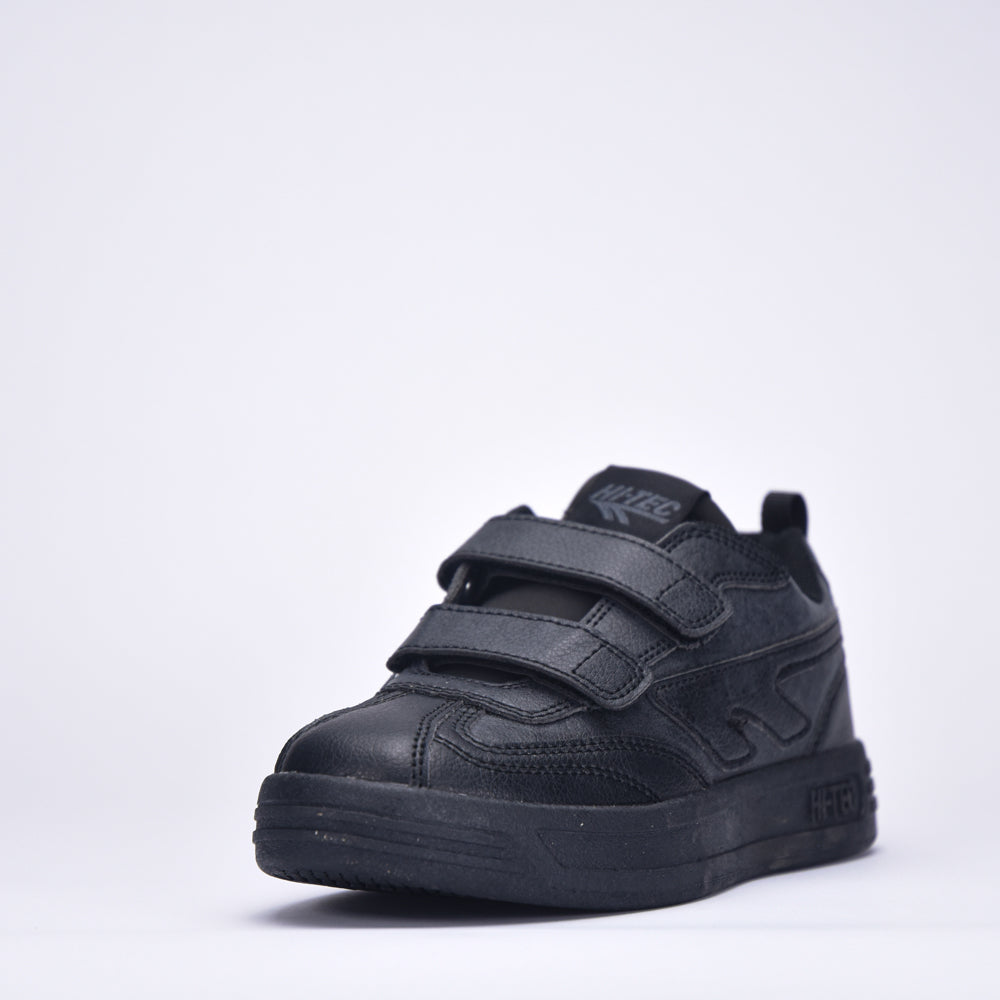 Hi-Tec Baskets Scolaires à Scratch Noir Junior
