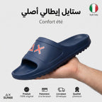 SUN68 Claquettes Monobloc Confortables Homme