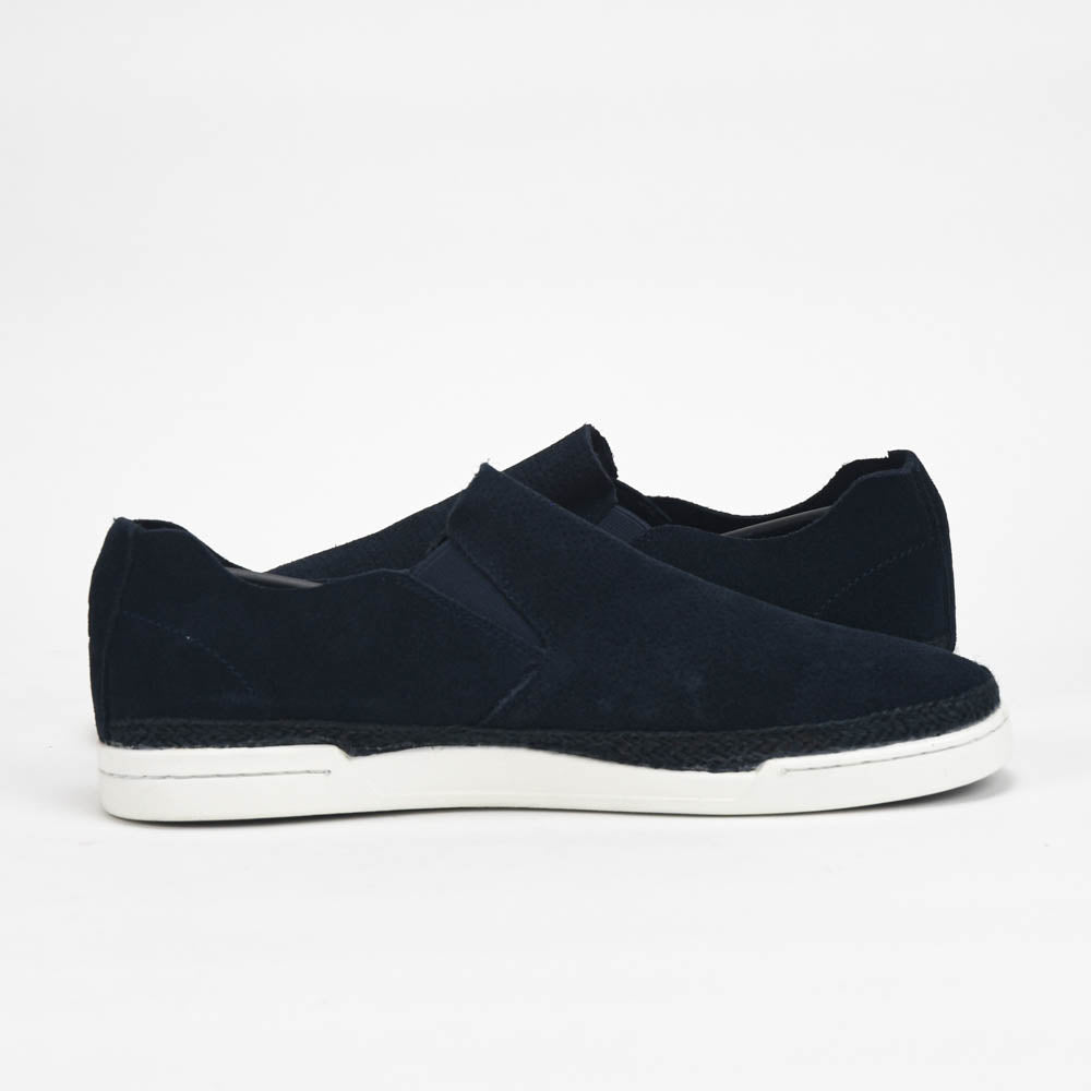VO7 Slip-on Sneakers en Daim Bleu Marine Homme