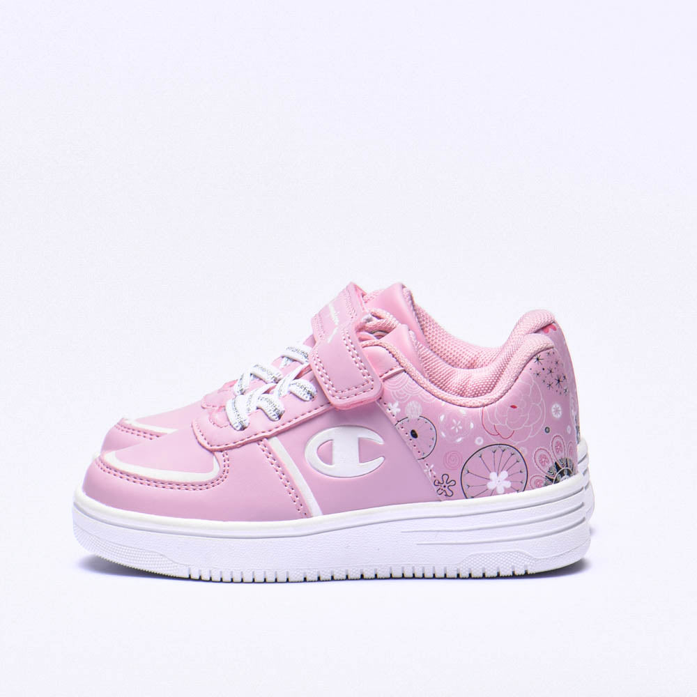 Champion Baskets Sophia Roses avec Scratch pour Fille
