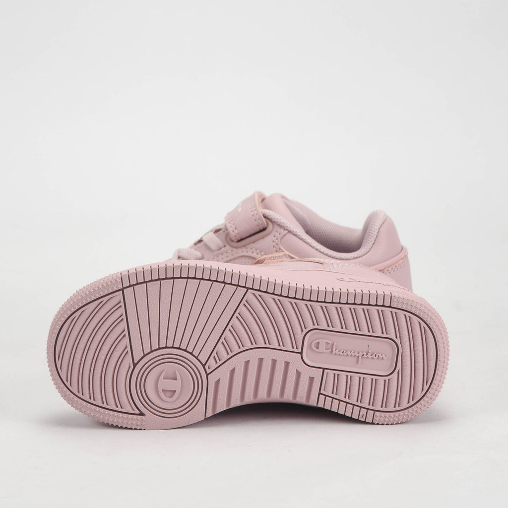 Champion Baskets Basses Roses avec Scratch Fille