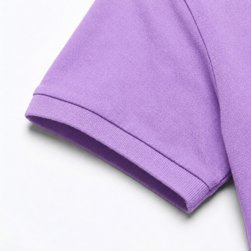 Départ Polo Homme Couleur Lilas Élégant