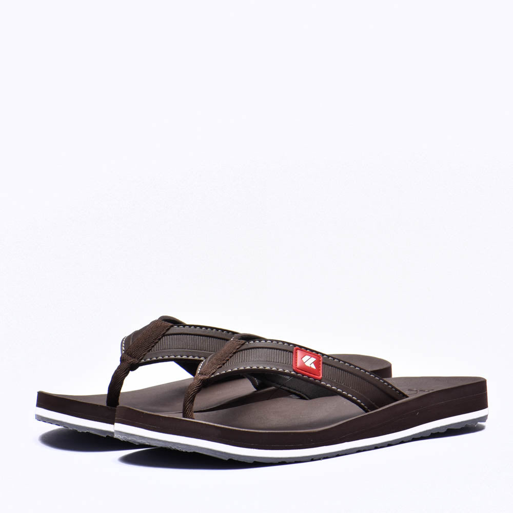 Kito Claquettes Tongs Confortables Marron Homme