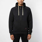 Milano Sweat à Capuche Zippé Premium Homme Noir