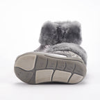 Chicco Bottines Argentées Fourrées Souples Bébé Fille
