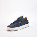 Pepe Jeans Sneakers Adams en Cuir Bleu Marine Homme