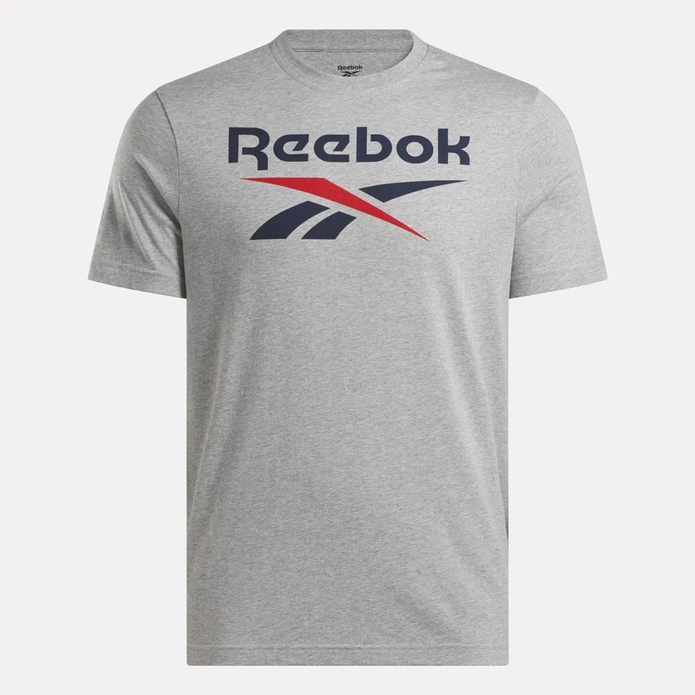 Reebok T-Shirt Logo Classique Gris Homme