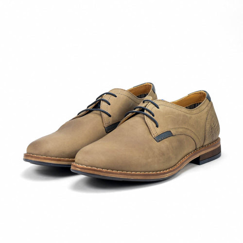 André Chaussures Classiques Cuir Taupe Homme