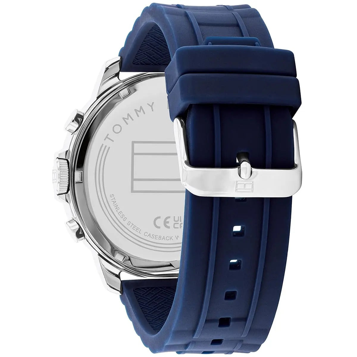 Tommy Hilfiger Montre Chronographe Bracelet Silicone Homme