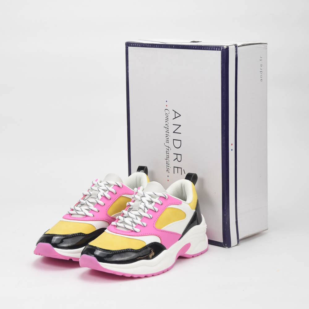André Baskets Multicolores Style Chunky Femme