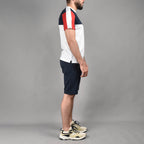 HARD1 Ensemble T-shirt et Short Tricolore Homme