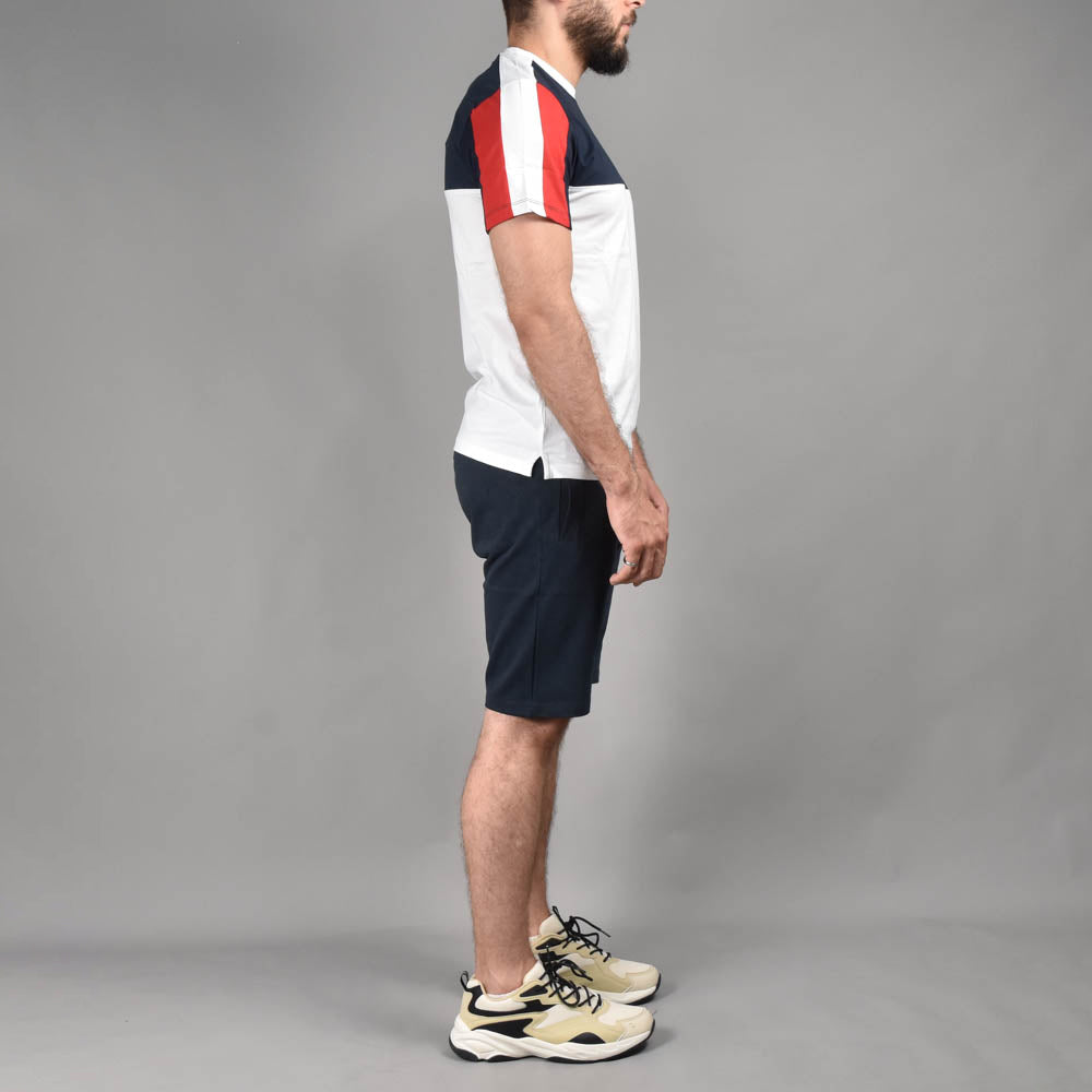 HARD1 Ensemble T-shirt et Short Tricolore Homme