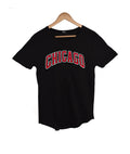 T-shirt 2 NOIR ET ROUGE  CHICAGO
