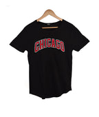 T-shirt 2 NOIR ET ROUGE  CHICAGO