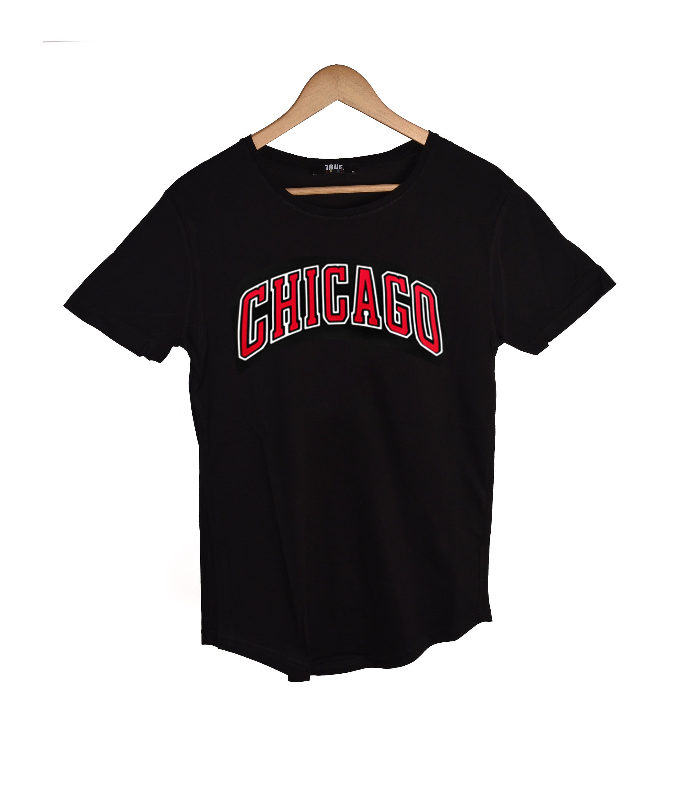 T-shirt 2 NOIR ET ROUGE  CHICAGO