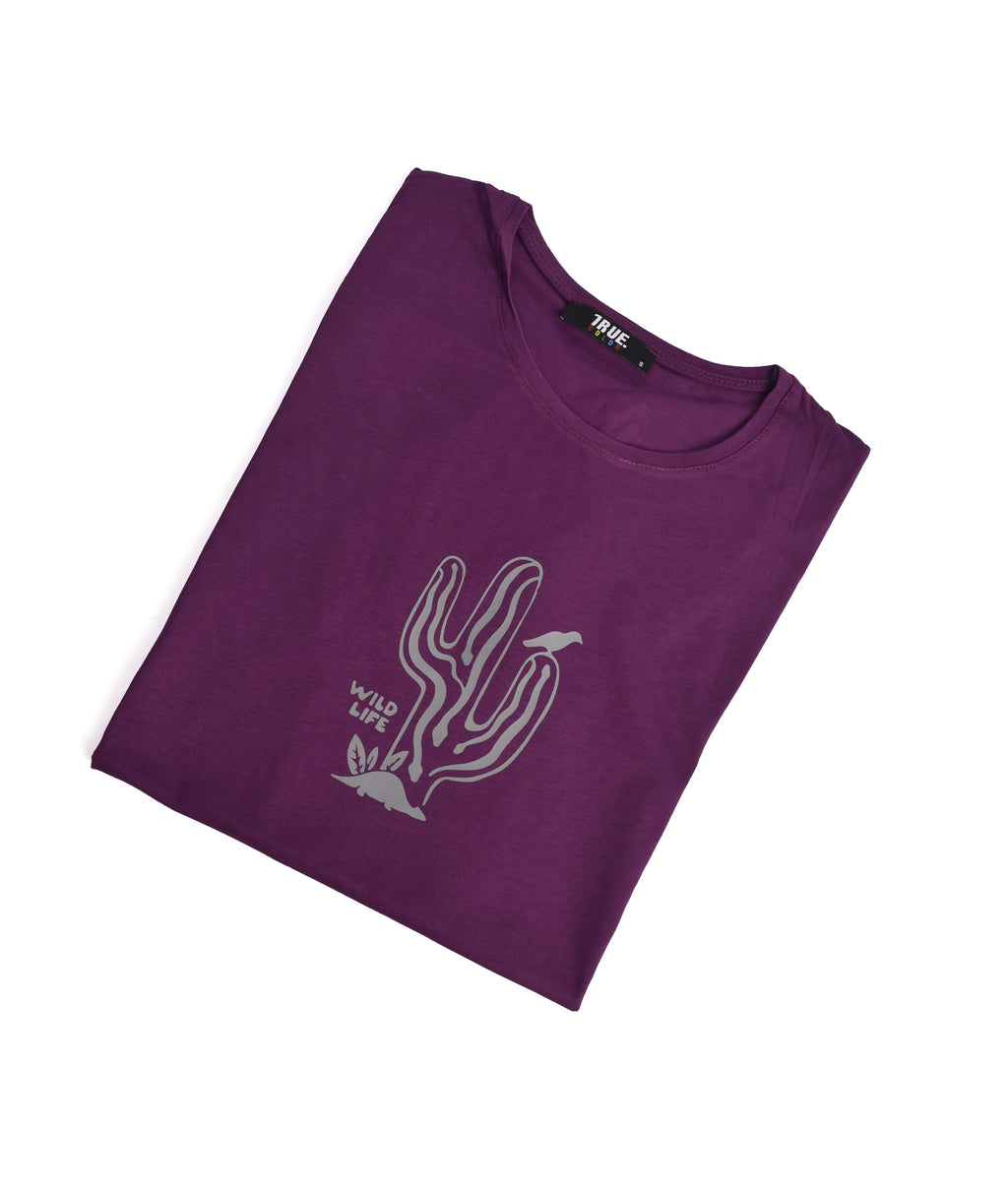 T-shirt VIOLET 2 *WILD LIFE *