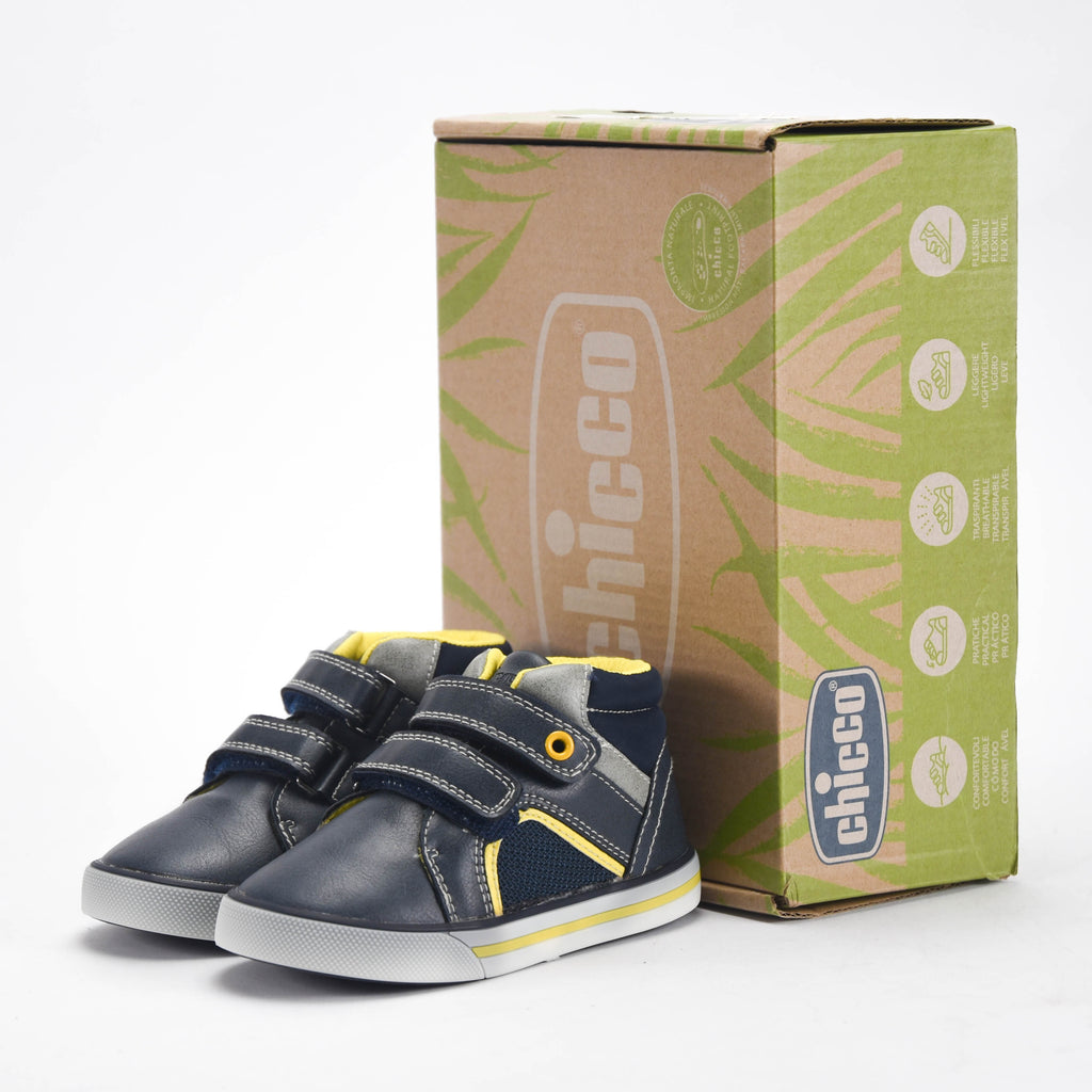 Chicco Baskets Montantes à Scratch Confortables Enfant
