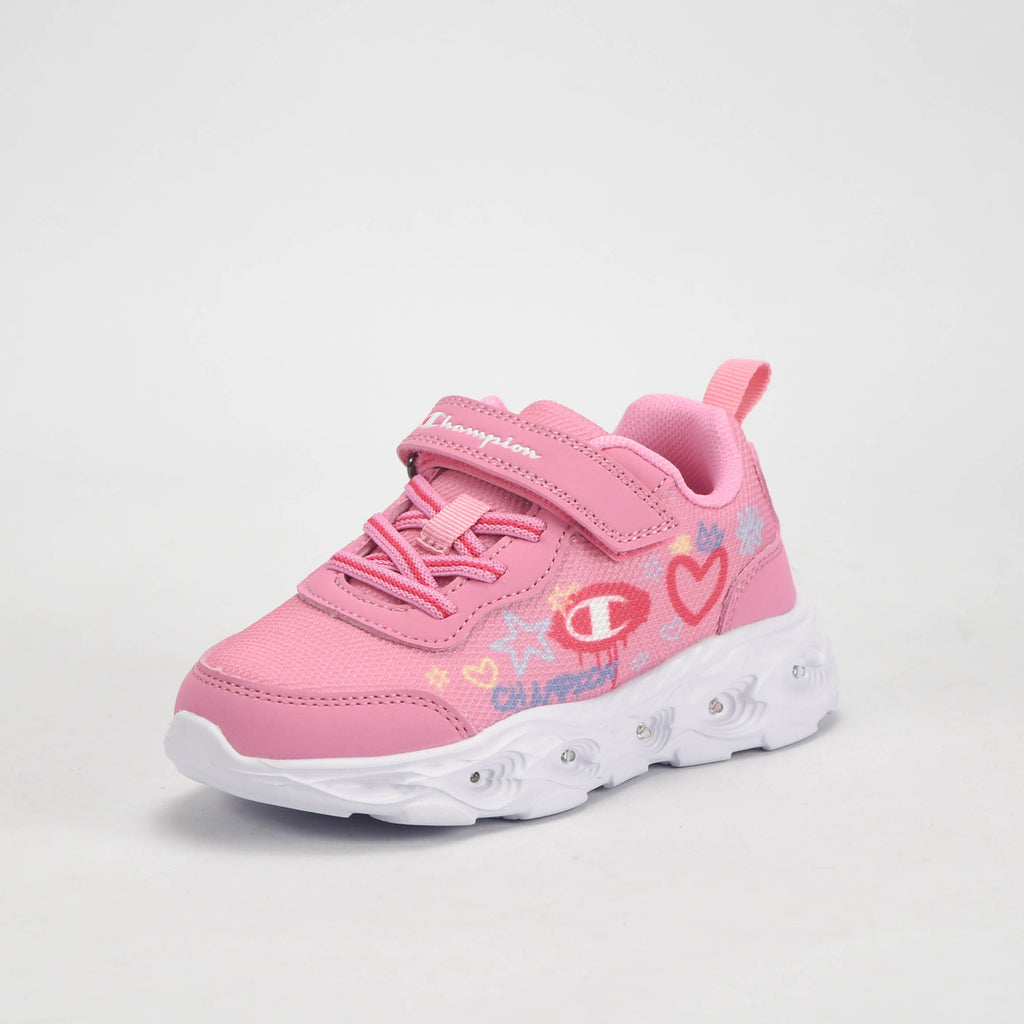 Champion Baskets Lumineuses à Scratch Petite Fille