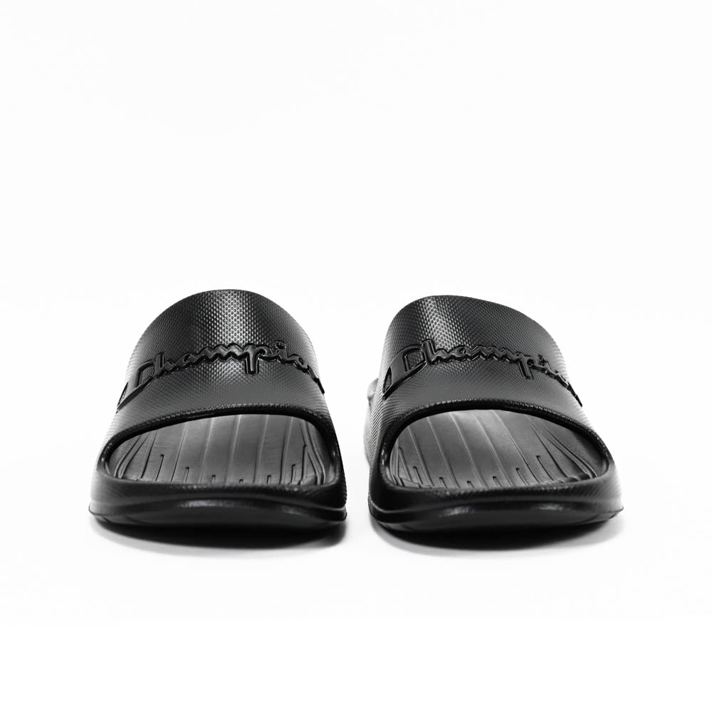 Champion Claquettes Logo Noir Confortable Homme