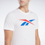 Reebok T-Shirt Logo Classique Homme Blanc