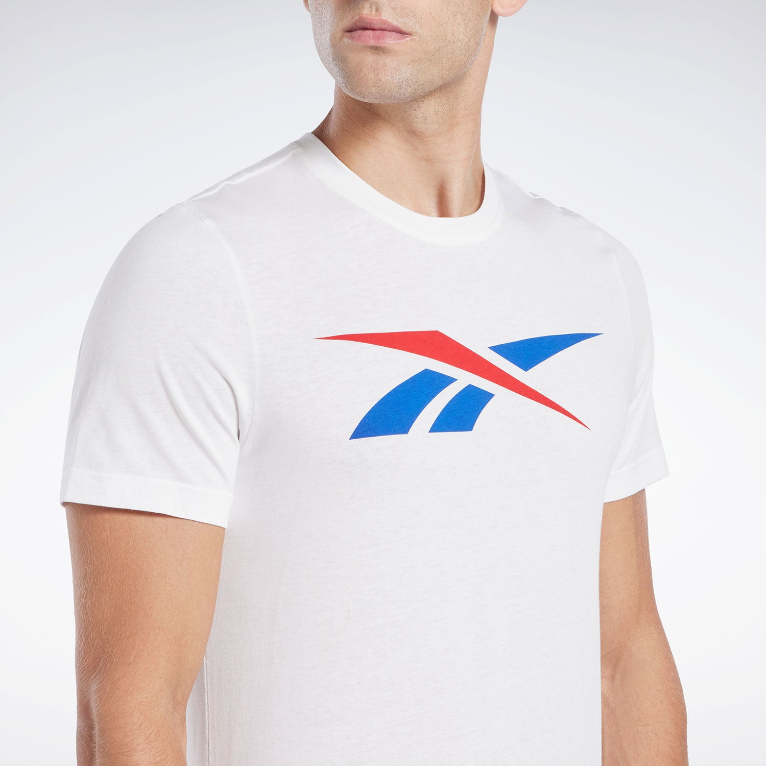 Reebok T-Shirt Logo Classique Homme Blanc