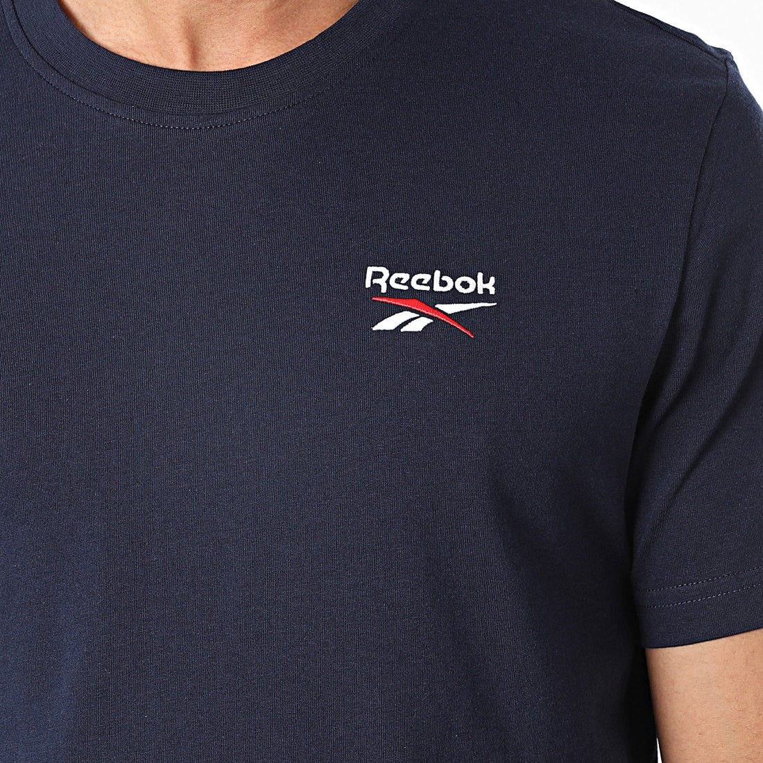 Reebok T-Shirt Logo Classique Col Rond Homme