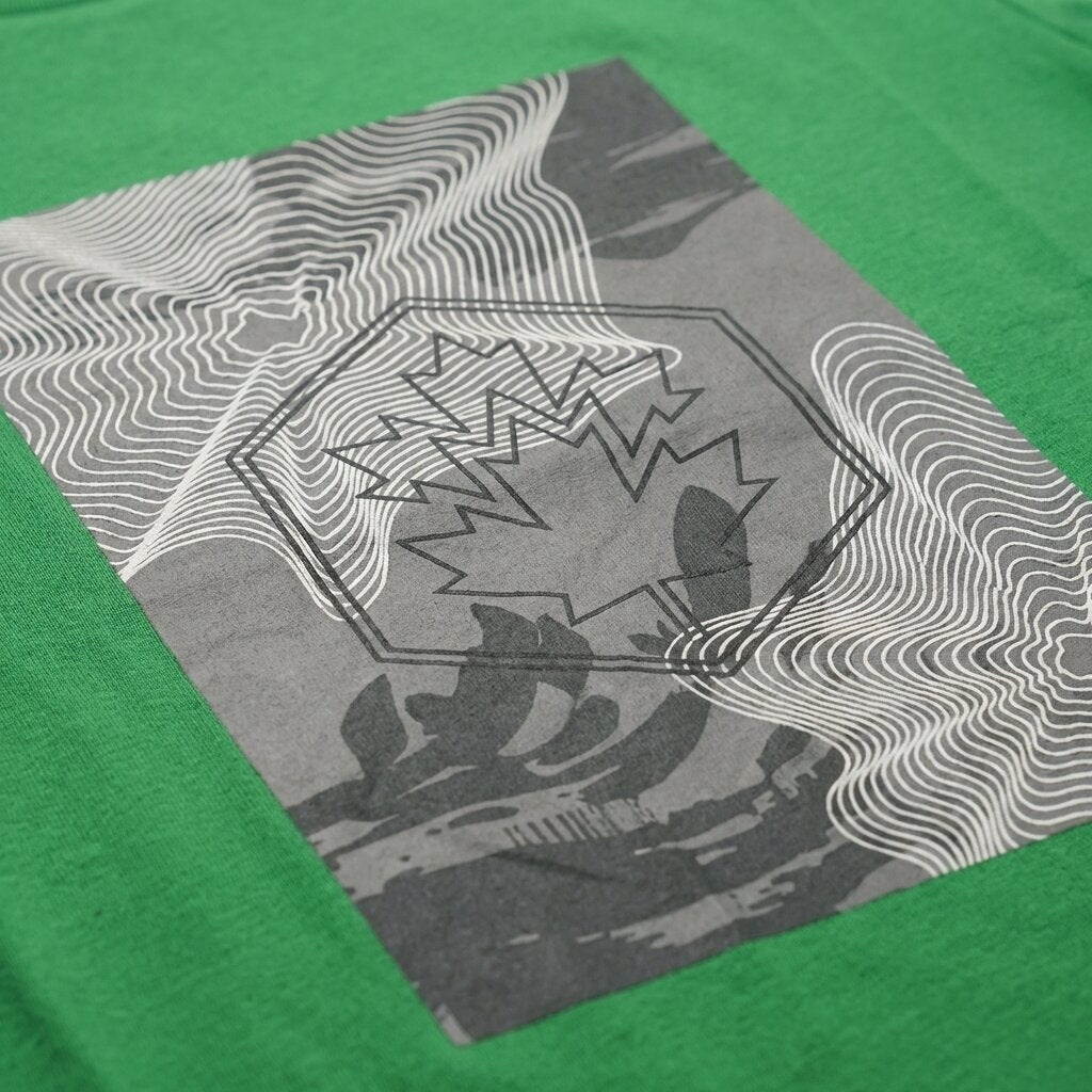 Kimland T-shirt Graphique Feuille d'Érable Homme