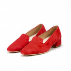 André Mocassins Femme Jubba Élégants Rouge