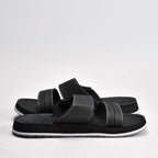 Kito Sandales Confortables à Scratch Noir Homme