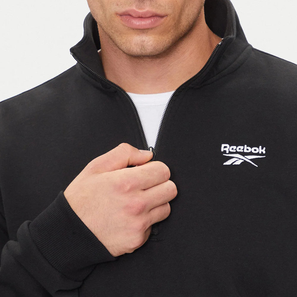 Reebok Sweat-shirt Col Montant Zippé Confort Homme