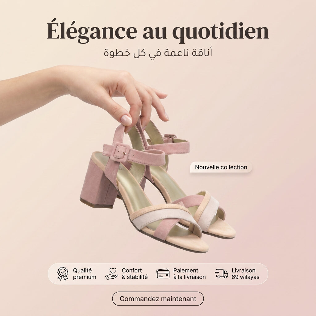 Safety Jogger Sandales à Talons Bloc Élégantes Femme