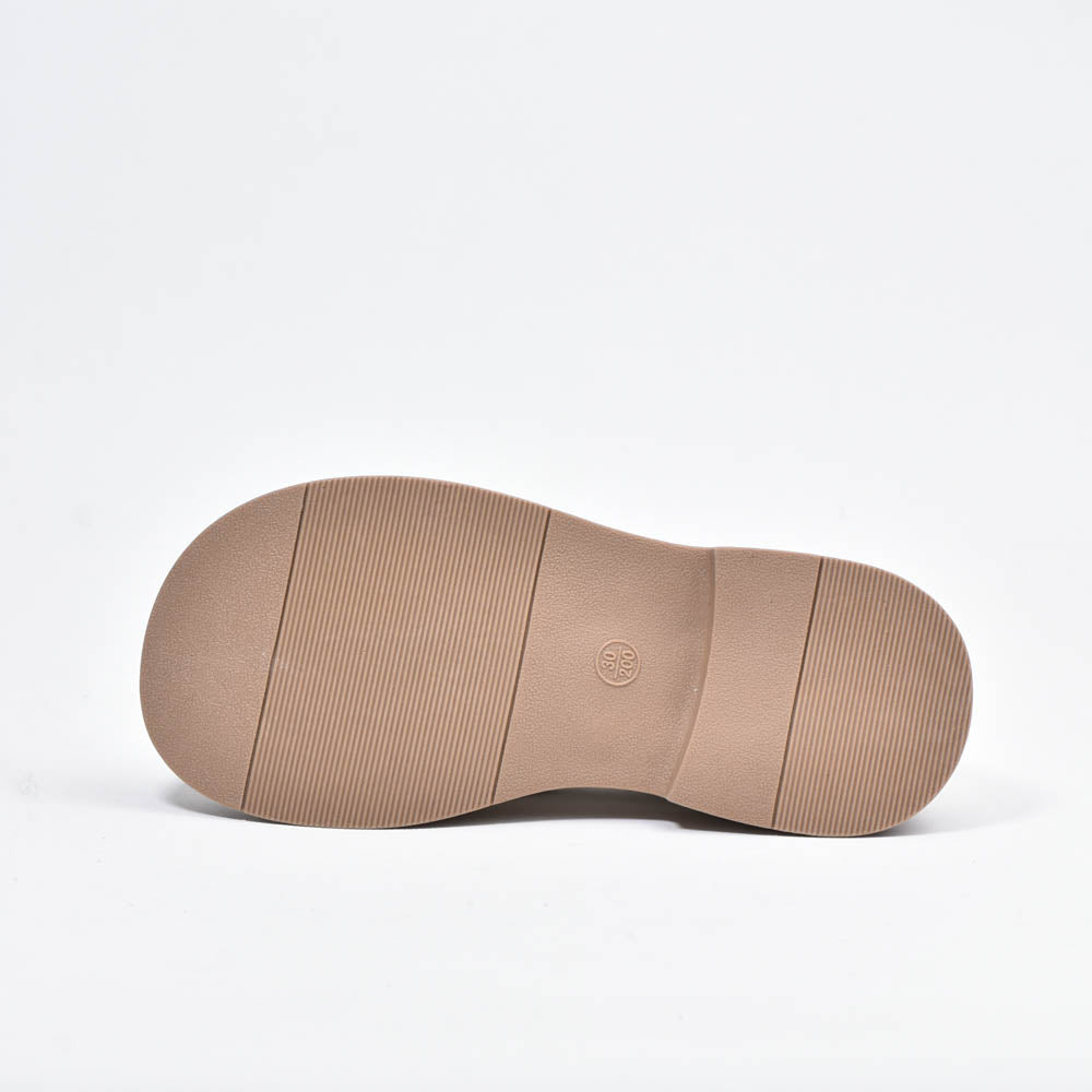 Kimland Mocassins Beige à Nœud Élégants pour Fille