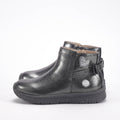 Chicco Bottines Argentées Effet Serpent pour Fille